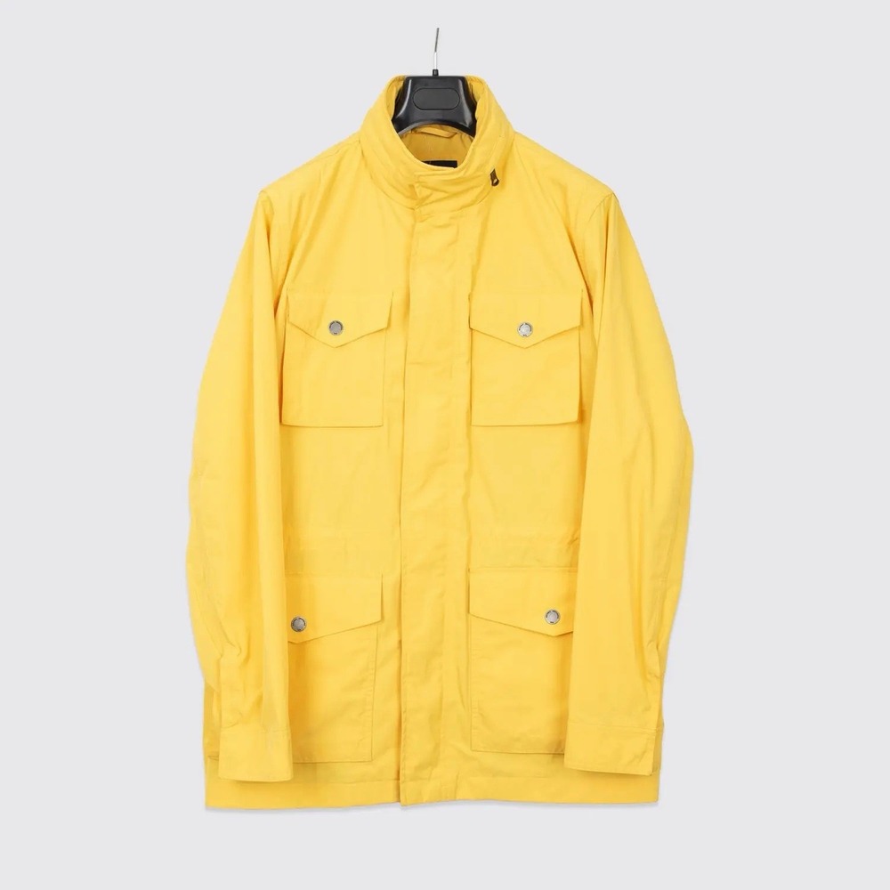 Brooks Brothers Yellow Rain Coat Small Water Repellent